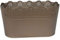 Maceta Luzia, ovalada, gris claro, 29 x 13 cm, maceta de plástico, multicolor