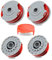 Viilich 4pcs Bobine de fil pour Flymo FLY021,Bobine de Rechange pour Coupe-Bordures pour Flymo,Contour 500 XT, Power Trim 500 XT, Mini Trim Contour XT, Mini Trim Auto ST/XT/Plus XT