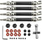 Palumma RC Antriebswelle, vorne und hinten, Universal-Antriebswelle für ARRMA 1/10 3S NEW BIG ROCK v3 RC Metall CVD Antriebswellen-Set Ersatzteil (schwarz)