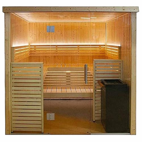 Cabine de Sauna Harvia 206 x 203,3 x 202 cm 3 ou 4 Personnes poêle à Sauna fournis