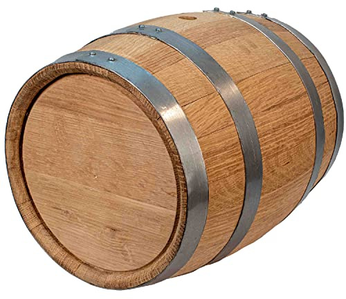 2.5 Gallon Oak Barrel - Wooden Whiskey Barrel Wine Barrel (10 Liter) For The Home Brewer, Distiller, Wine Maker - New American Oak Barrels for Aging Whiskey, Bourbon, Mead (HERITAGE SERIES)