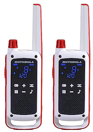 Motorola Solutions Red Cross T478 Talkabout - Radio de 2 vías recargable para emergencias de 35 millas