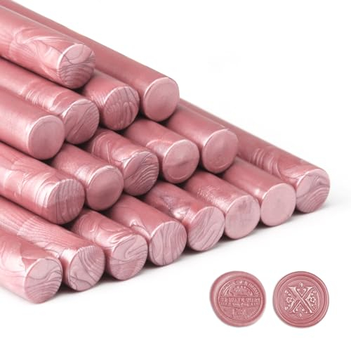 Siegelwachs Sticks, Vosypoky 18 Stücke Siegellack Wachs Sticks für Siegelwachs - Perfekt für Briefe, Dokumente und Exquisite Siegellack