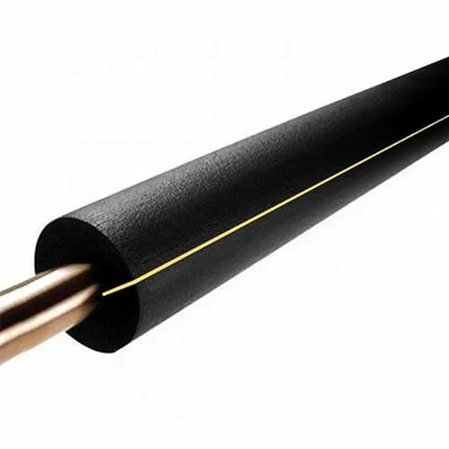 Rori Isolation de tuyaux, autocollante, 2 m de long, 9 mm d'épaisseur, diamètre : 51 mm, en mousse autocollante, isolation des tuyaux pour extérieur, chauffage et sanitaire