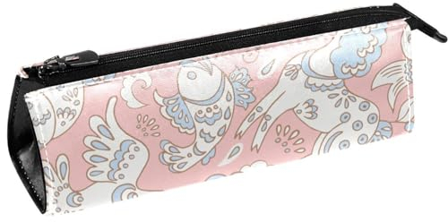 VAPOKF Feen-Tiere-Federtasche, Schreibwaren-Beutel, Bleistift-Beutel, Kosmetiktasche, kompakte Reißverschlusstasche, multi, 5.5 ×6 ×20CM/2.2x2.4x7.9 in, Taschen-Organizer