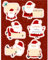 120 Stück Weihnachten Aufkleber Beschreibbar Etiketten Selbstklebend Deko Christmas Weihnachtsmann Geschenkaufkleber Marmelade Sticker Weihnachtssticker Weihnachtsaufkleber Klebeetiketten