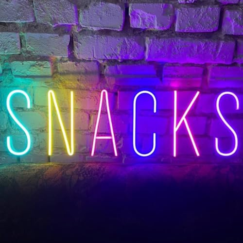 LED-Schild, Snack-Neonschilder, Lebensmittel-LED-Leuchten, Shop, Wanddekoration, Popcorn-Lampen, Pizza, Burger, Tacos, Dekoration, Licht, USB-Helligkeit einstellbar
