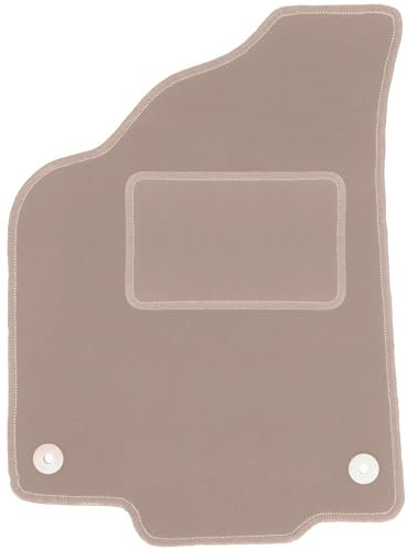 Wielganizator Automatte – Passend für Volkswagen Polo III FL 6N2 Schrägheck, Limousine, Klassiker 1999-2001 – Velours – Autozubehör - Auto Fußmatten – Fußmatte Auto – 1-teilig - beige