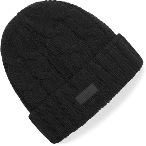 Gill Zopfmustermütze - Schwarz