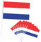10er Niederlande Flagge Klein Niederlande Fahne 21x14cm,Oly Flagge Niederlande Handflagge Niederlande Fanartikel Mini Niederländische Handgehaltene Flaggen für Oly Deko 2024,Euro Fußball