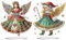 CXINLky DIY Diamond Art Painting Weihnachtsengel Tisch Deko, 5D Diamant Painting Weihnachten Tischdeko, Diamant Malerei Stehend Kunst Set für Anfänger Hausgeschenk Deko-2 Stuck-A