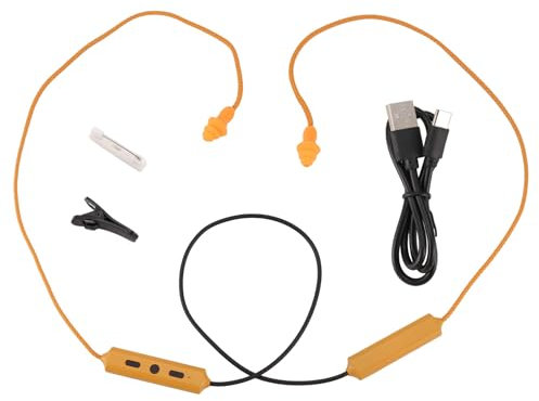Pluuttiem Ohrstöpsel Bluetooth-Headset mit Geräuschunterdrückung, Kopfhörer für die Arbeit, Gehörschutz, Fabrikbau, Laute Umgebung