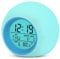 Azyh Despertador infantil digital con luz nocturna de 7 colores, despertador para niños y niñas, funciona con pilas, despertador para mesita de noche, escritorio, regalo