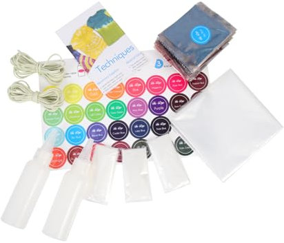 VILLCASE Kit De Teñido Anudado Rosa Colores Tinte Para Ropa Manualidades Para Niños