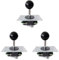 Mocturnity 3X Arcade Joystick Controller Joystick Joystick con Scheda A Circuito 5P Pin Joystick Luminoso Console di Gioco Maniglia I