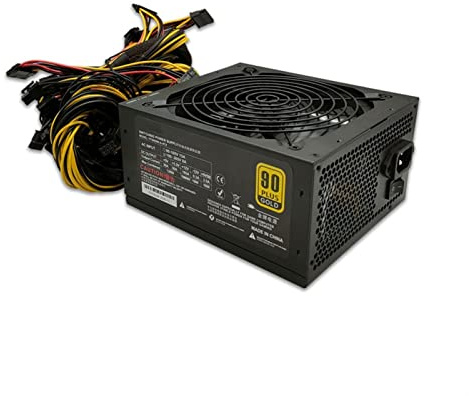 BIK 2000 W Bitcoin Mining PSU PC Netzteil Computer Mining Rig 8 GPU ATX Ethereum Coin 12 V 4 Pin Netzteil
