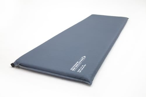 Outdoor Revolution Siena Single Self-Inflating Camping Mat, 200 x 60 x 5cm, Dark Slate