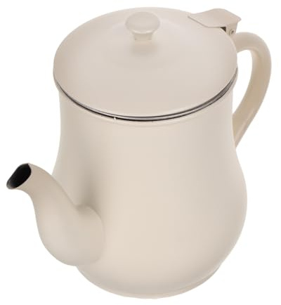 OSOLADY Jarra Filtradora de Aceite de Cocina de Acero Inoxidable con Colador Integrado Recipiente para Guardar Grasa y Aceite Usado Olla Filtro para Separar Residuos Apta para Uso