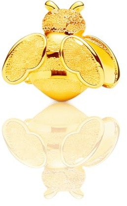 WEIMU Golden Charms 925 Sterling Silber Charm für Armband & Halskette, Schmuck Geschenke für Damen