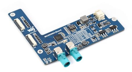 Waveshare 2-Ch GMSL Camera Adapter Board, Equipped with MAX9296A Deserializer, High-Speed and Low-Latency Serial Transmission, Compatible with Raspberry Pi 5 and Jetson Orin Nano/NX