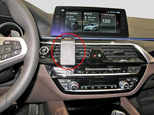 Brodit | ProClip Fahrzeughalter 855296 | Made IN Sweden | Mittelbefestigung | für linkslenkende Fahrzeuge | passt Gerätehalter, Schwarz