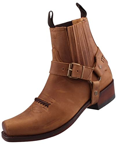 Sendra Biker Stiefelette 6445 Braun