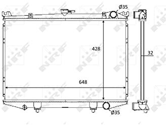 NRF 59114 Kühlmittel des Motor