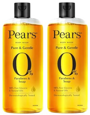 Pears Pure and Gentle Shower Gel, 250ml (Pack of 2)