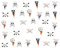 Oblique Unique® Fingernagel Sticker Aufkleber Damen Nagelsticker DIY Nail Art - selbstklebend (Piraten)