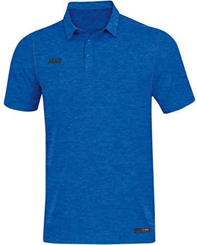 JAKO Herren Poloshirt Premium Basics, Royal-Meliert, XL