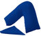 CnA Stores Orthopaedic V-Shaped Pillow Extra Cushioning Support For Head, Neck & Back (Royal Blue, V-pillow With Cover)