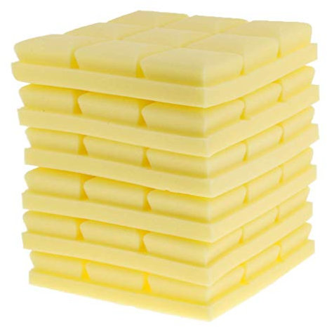 Tubayia 6 Stück Akustikschaumstoff Akustische Schalldämmplatten für Studio Heimkino Büro (Gelb)