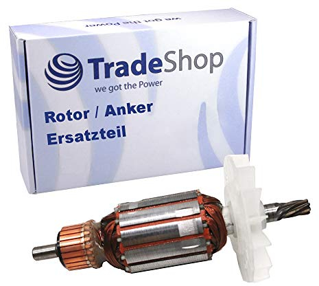 Ersatz Anker Rotor mit Lüfter für Bosch Bohrhammer GBH 2-28 - ersetzt 1614010262 / Motor Ersatzteil zum Austausch