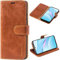 Mulbess Cover per Xiaomi Mi 10T Lite 5G, Custodia a Libro, Magnetica Flip con Chiusura, Interno TPU Antiurto Portafoglio,Sintetica, Vintage Marrone