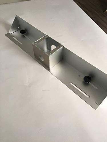 Tuneon Fräsanschlag Aluminium Frästischanschlag Oberfräse mit Absaugmodul
