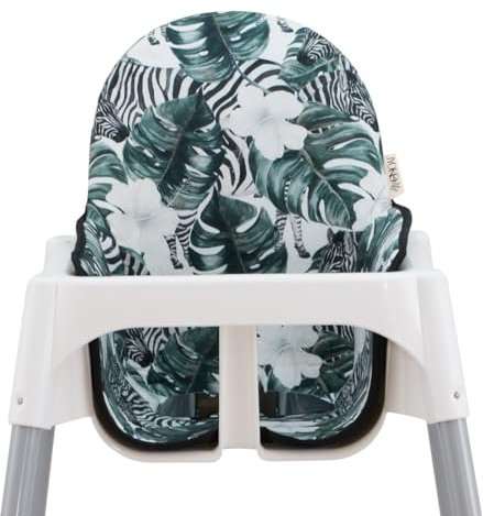 JYOKO Kids Sitzbezüge kompatibel mit Antilop Kinderstuhl, 100% Baumwolle (Zebra)