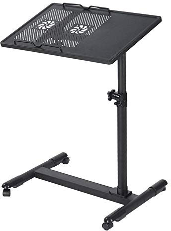 Estación de trabajo de escritorio para computadora Portátil de altura ajustable 360 ° Rotación Notebook Computer Tabla móvil del ordenador portátil soporte giratorio de Escritorio para la oficina en