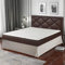 Cache-Sommier 200x200 Beige – 4 Jupes de 30 cm pour Lit 200 x 200 avec Sommier – Couvre Sommier 200x200 Fabriqué en Europe – Protège Sommier 200 x 200 – Housse Sommier 200x200 – Dessus de Sommier
