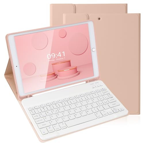 LAMA 9,7 Pollici Custodia per Tastiera iPad, Italiano QWERTY Custodia con Tastiera Wireless per iPad Pro 9,7 (iPad 2018 6a generazione, iPad 2017 5a generazione, iPad Pro 2016, iPad Air 2/1)