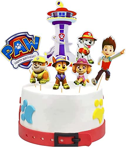 7 Stück Tortendeko Geburtstag,Happy Birthday Tortendeko Kinder Junge,Muffin Geburtstag Deko,Cupcake Topper für Junge Mädchen Cupcake Dekorationen