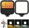 AXFEE Lampe Vidéo LED avec 3 Cold Shoe, 3Modes Dimmable 3000K-7000K Lumière Caméra, Lumiere Video Conference, Lumiere Photo Panneau LED pour Vlog, Youtube, Vidéoconférence (avec Design à Clip)