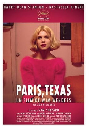 ZOLULA Paris, Texas, Filmposter auf Leinwand, Schlafzimmer, Dekoration, Sport, Landschaft, Büro, Raumdekoration, Geschenk, ungerahmt, 30 x 45 cm