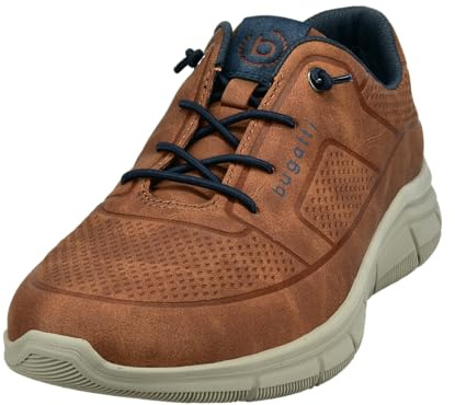 bugatti Herren-343-AFA10-Schnürhalbschuhe,Cognac,41