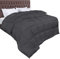 Utopia Bedding Bettdecke 240 x 260 cm, Ganzjahresdecke 370 GSM Füllung, atmungsaktive Schlafdecke, Steppdecke, Super Weiche Kuschelige (Grau)