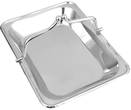 Panier à serviettes en acier inoxydable, plateaux de présentation de bijoux, plateau de rangement de bijoux, support à fruits en métal, plateau de table basse, plateau à bijoux, plateau en acier inox