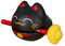 MUCKLILY 1 Satz Glückskatze Holzfisch Kleiner Tempelblock Fisch-Percussion-Spielzeug aus Holz Spielzeuge Lehrmittel Rhythmus-Spielzeug Haushalt Musikinstrument Ornamente Schlagzeug Student