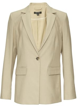 Comma Antaillierter Blazer mit Twillstruktur