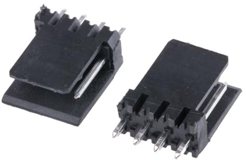 Stelvio Kontek 475 Leiterplatten-Stiftleiste Gerade, 4-polig / 1-reihig, Raster 2.54mm, Kabel-Platine,