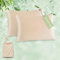 ATsense Kissenbezug 40x60 2er Set, Allergiker Bambusfaser Kühlender Kissenbezüge, Weich wie Seiden Satin Kissenbezug, Oeko-TEX Anti Milben Kopfkissenbezug, Beige