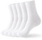 Wamicu 5 Paires Chaussettes Homme Femme, Chaussettes Unisexes en Coton Peigné de Sport Super Douces Respirantes, Taille 41-43